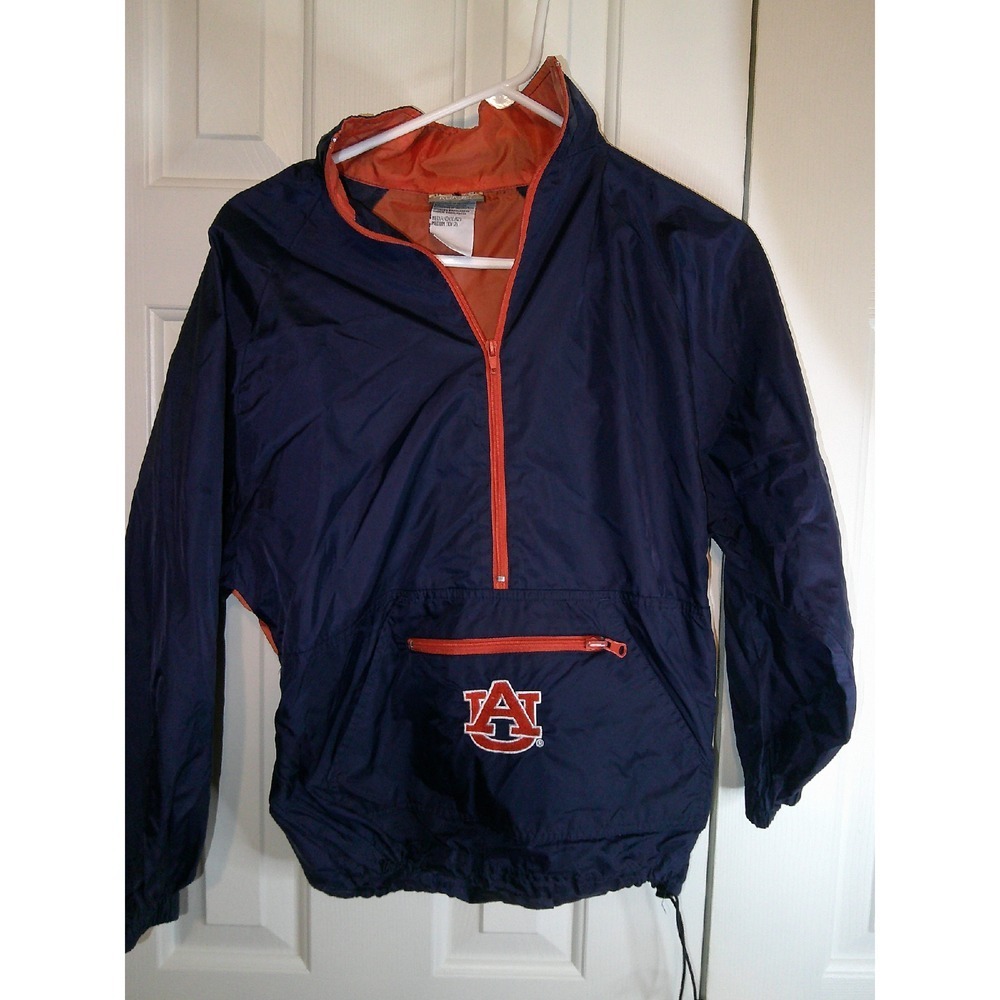 Heisman Reebok Auburn Tigers Pullover Windbreaker Jacket Kids‎ Medium